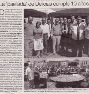 La "paellada" de Delicias" cumple 10 aos'