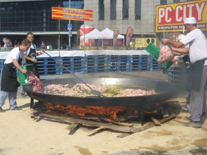 empezando a cocinar..